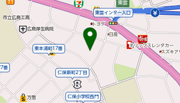 仁保公民館の地図画像