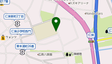 仁保児童館の地図画像