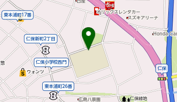 仁保小学校の地図画像