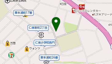 仁保新町集会所の地図画像