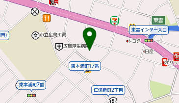 仁保新町保育園の地図画像