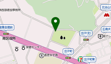 比治山本町集会所の地図画像