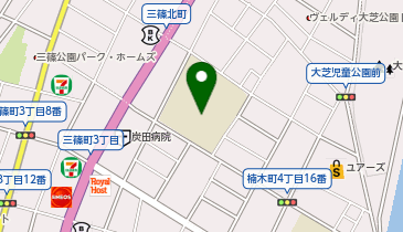 大芝児童館の地図画像