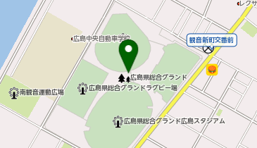 県総合グランドの地図画像