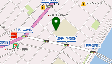 庚午児童館の地図画像