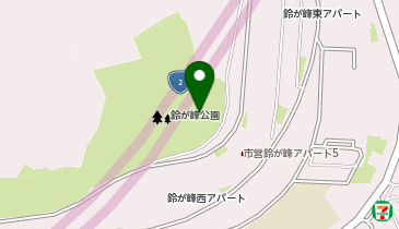 鈴が峰公園の地図画像