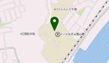 ノートルダム清心中・高等学校の地図画像