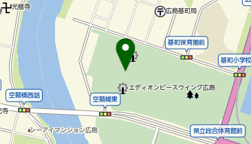 広島サッカースタジアム(エディオンピースウイング広島)の地図画像