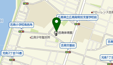 吉島体育館の地図画像