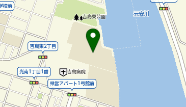 吉島中学校の地図画像