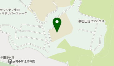 牛田新町小学校の地図画像