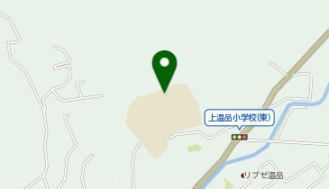 上温品小学校の地図画像