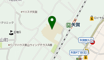 矢賀小学校の地図画像