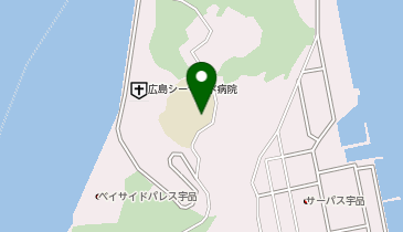 元宇品小学校の地図画像