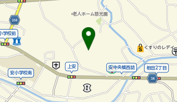 安公民館の地図画像