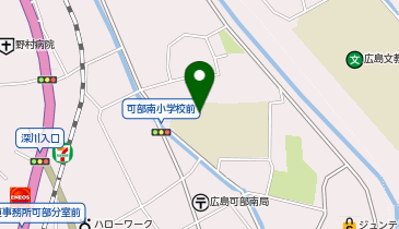可部南小学校の地図画像