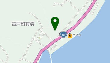 (旧)奥内小学校グラウンドの地図画像