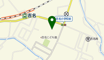 旧吉名小学校グラウンドの地図画像
