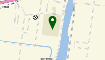 竹原西小学校グラウンドの地図画像