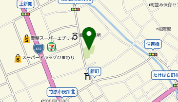 新町公園の地図画像