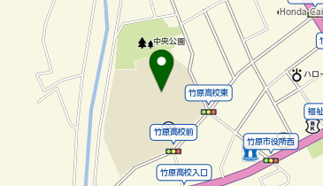 竹原高等学校グラウンドの地図画像