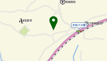 大井地域交流センターの地図画像