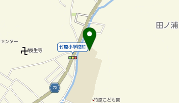 竹原小学校体育館の地図画像