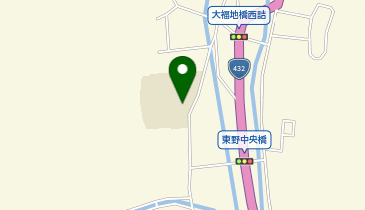 東野小学校グラウンドの地図画像