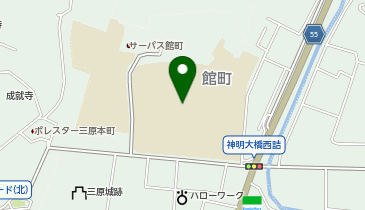 広島大学附属三原小・中学校の地図画像