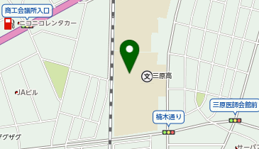 県立三原高等学校の地図画像