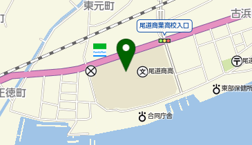 県立尾道商業高等学校の地図画像