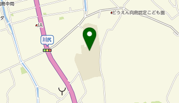 向島中央小学校の地図画像