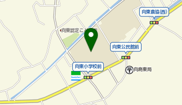 向東小学校の地図画像