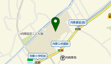 向東中学校の地図画像