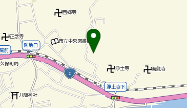 生涯学習センター広場の地図画像