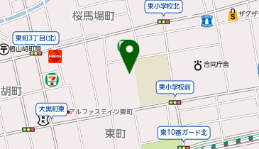 東交流館の地図画像