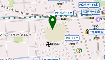 西小学校の地図画像