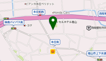 西交流館本庄コミュニティセンターの地図画像