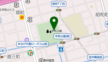 中央公園の地図画像