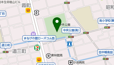 まなびの館ローズコムの地図画像