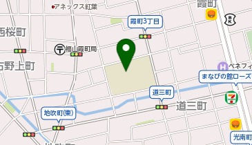霞小学校の地図画像