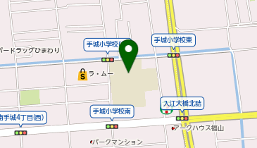 手城小学校の地図画像