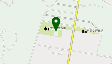 月見ケ丘公園体育館の地図画像