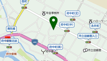 府中公民館の地図画像