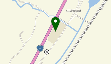 三次市立粟屋小学校の地図画像