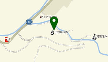 作木山村開発センターの地図画像