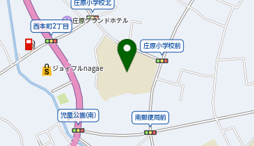 庄原小学校の地図画像