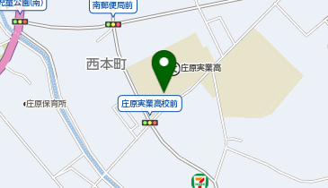 広島県立庄原実業高校(屋内運動場)の地図画像