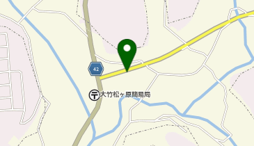 松ケ原集会所の地図画像