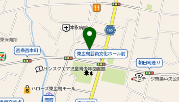 東広島芸術文化ホールの地図画像